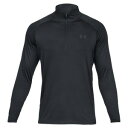 UNDER ARMOUR ハーフジップシャツ Tech 1/2 Zip Shirt 2.0 長袖 [ ブラック / Sサイズ ] アンダーアーマー ジップアップシャツ HeatGear ヒートギア 長袖シャツ 軍服 戦闘服 BDU