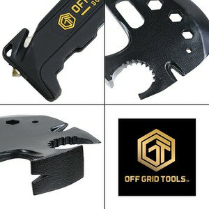 OFF GRID TOOLS 手斧 Survival Axe ABS マルチツール機能搭載 オフリッドツール サバイバルアックス ノコギリ 工具 マルチ機能 キャンプ アウトドア おの オノ