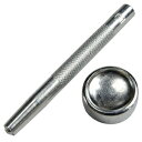 ジャンパーホック 打ち具 オスメス対応台座セット 15mm用 ハンドメイド レザークラフト ツール パーツ 革製品 レザークラフト工具 通販 販売