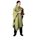 Rothco レインポンチョ 4865 オリーブドラブ リップストップ OD | レインコート 雨合羽 雨カッパ PONCHO 軍用 ナイロンポンチョ ミリタリ...