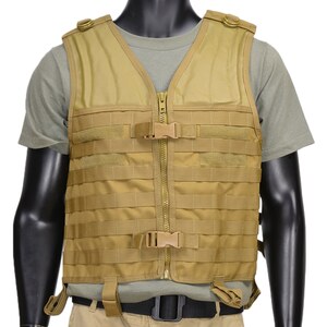 Rothco タクティカルベスト MOLLE対応 モジュラーベスト [ タン ] | ロスコ アサルトベスト ミリタリーグッズ ミリタリー用品 サバゲー装備 戦闘用ベスト 戦闘ベスト ミリタリーベスト(3)