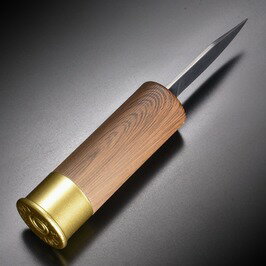 薬きょう型 折りたたみナイフ ANT1301 イタリア製 [ ブラウン ] アントニー ショットガンシェル型ナイフ フォールディングナイフ インテリア ショットシェルナイフ 散弾型ナイフ 散弾ナイフ 装弾型ナイフ