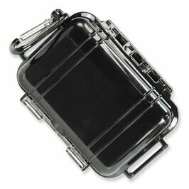 PELICAN マイクロケース 1010 [ ソリッドブラック ] CBK | 透明 携帯電話 デジカメケース 保護ケース ダイビング プラスチックボックス