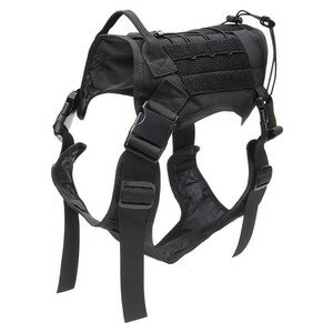 犬用防牙ベスト ドッグウェア MOLLE 狩猟用品 ブラック / XLサイズ ペット用 タクティカルウェア サバゲー装備 SWAT ミリタリーグッズ ミリタリー用品 アサルトベスト 猟犬 犬用防刺ベスト 犬用保護ベスト 犬用プロテクター 犬用防刃ベスト