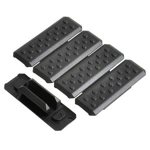 STRIKE INDUSTRIES レールカバー M-LOK対応 5個入り [ V1 / ブラック ] ストライクインダストリーズ MLOKカバー サバゲー装備 ミリタリーグッズ サバイバルゲーム 5個セット ガンパーツ カスタムパーツ レイルカバー レールガード レールプロテクター レイルプロテクター