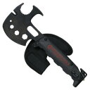 OFF GRID TOOLS 手斧 Survival Axe ELITE マルチツール機能搭載 [ レッド ] オフリッドツール サバイバルアックス ノコギリ 工具 マルチ機能 キャンプ アウトドア おの オノ