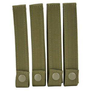 CONDOR モジュラーストラップ 4本セット [ オリーブドラブ / 6インチ ] コンドルアウトドア モールシステム MOLLE モールアクセサリー ..
