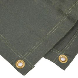 キャンバスタープ 16oz 蝋引き帆布 ターポリン 軍幕 OD色 [ 6×8ft ] コットン アウトドア バルク品 キャンプ用品 キャンバスシート CCS 16オンス パップテント通販格安セール情報　楽天　通販
