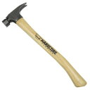 Hardcore Hammers 金槌 ブラントフォース Smooth Hammer ヒッコリーハンドル HCHBF019 かなづち 金づち 玄翁 ハードコアハンマーズ スムースハンマー くぎ抜き ウッドハンドル