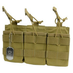 REPSGEAR トリプルマグポーチ MOLLE対応 M4/M16マガジン用 PT-P035 [ コヨーテ ] レプズギア ARマガジ..
