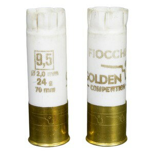 FLOCCHI 空薬きょう 12ゲージ GOLDEN COMPENTION 薬莢 使用済み ショットガン 散弾銃 競技 クレー射撃 12番 12G 空薬莢 散弾 ショットシェル