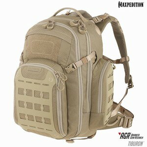 マックスペディション Tiburon バックパック 34L [ タン ] MAXPEDITION ティブロン ハイドレーション リュックサック ナップザック デイパック カバン かばん 鞄 ミリタリー ミリタリーグッズ サバゲー装備 タブレット PC オーガナイザー AGRジッパータグ ザック