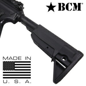 BCM ガンファイターストック GUNFIGHTER Mod.0 M4/AR15用 ブラック 米国製 Bravo Company Manufacturing ブラボーカンパニーMFG アメリカ製 Made in USA Stock Assembly buttstock バットストック 電動ガン ガスガン サバゲー装備 ミリタリーグッズ サバイバルゲーム