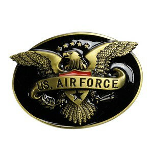 ベルトバックル アメリカ国章 イーグル 空軍 アメリカ空軍 鷲 Coat of Arms ベルト用バックル アメリカンバックル USAバックル BUCKLE ..