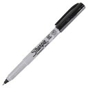 シャーピー 油性ペン ウルトラファイン 極細 ブラック マーカーペン 名前ペン 筆記用具 Sharpie
