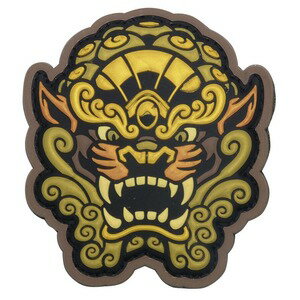 MIL-SPEC MONKEY 士気パッチ 唐獅子 Head2 PVCパッチ ベルクロ付き ミルスペックモンキー ミリタリーワ..