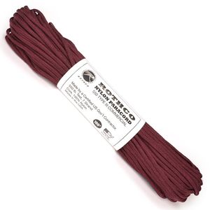 ROTHCO パラコード タイプ3 バーガンディー 30m ロスコ 550パラコード ロープ パラシュートコード 綱 靴紐 靴ひも シューレース 550コード ナイロンコード 紐 ひも