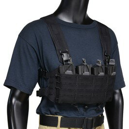 Direct Action 実物 TIGER MOTH チェストリグ ARマガジン8本収納 [ ブラック ] ダイレクトアクション タイガーモス CHEST RIG 弾薬帯 ARマガジンポーチ AKマガジンポーチ サスペンダー MOLLE