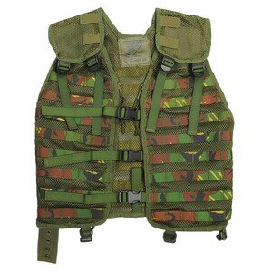 オランダ軍放出品 モジュラーベスト MOLLE対応 迷彩柄 [ Mサイズ ] アサルトベスト DOUTH ARMY ISSUE VEST コンバット メッシュ ミリタリー サバゲー装備 戦闘用ベスト 戦闘ベスト ミリタリーベスト ミリタリーサープラス ミリタリーグッズ タクティカルベスト 1