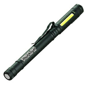 Streamlight ペンライト Stylus Pro COB マグネット付き ブラック ストリームライト LED 作業用ライト 磁石付き 防水 ケミカルライト サイリューム サイリウム ルミカライト 充電式ライト 懐中電灯 フラッシュライト 懐中電池 トーチ 充電式懐中電灯