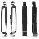 アリスクリップ ALICE 鉄製 ブラック 4本セット サバゲー用品 サバゲー装備 軍用品 ミリタリーグッズ ミリタリー用品 サバイバルゲーム MOLLEアダプ...