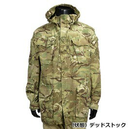 イギリス軍放出品 マウンテンパーカー 裏地メッシュなし MTPカモ 防風 防寒 スモック [ パッチあり / 180/96 ] ジャケット コンバットジャケット 迷彩 British army 英国軍 軍物 軍払い下げ品 ミリタリー アウトドア サバゲー BDUジャケット 戦闘用ジャケット 戦闘服 軍服