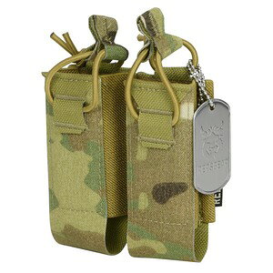 REPSGEAR ダブルマガジンポーチ MOLLE対応 ピストル用 PTP023 [ マルチカム ] レプズギア ダブルピストルマグポーチ マグポーチ ピストルマグポーチ ピストルマガジンポーチ サバゲーポーチ ハンドガン用 ピストルマガジンケース ピストルマガジンバッグ