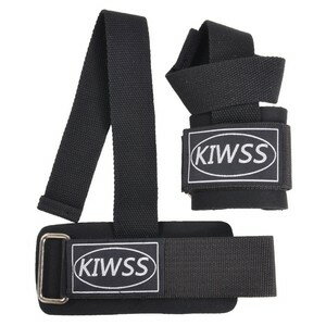 リストストラップ 2個セット 握力サポート KIWSS リストラップ ウエイトリフティングストラップ 握力補助 握力カバー 手首保護 ウエイトトレーニング 筋トレ サポーター 両手用 トレーニング用品 筋トレグッズ フィットネス用品