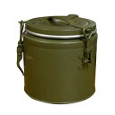 チェコ軍放出品 フードコンテナ 保温コンテナ 5L スチール製 可 FIELD KITCHEN SET V54 アウトドアグッズ キャンプ 野外炊事 カトラリーセット ミリタリーサープラス ミリタリーグッズ