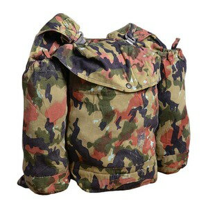スイス軍放出品 バックパック M-60フィールドジャケット対応 アルペンカモ [ 難あり / 金具 ] リュックサック ナップザック デイパック カバン かばん 鞄 ミリタリー ミリタリーグッズ サバゲー装備 ザック ナップサック デイバッグ 背嚢 ミリタリーサープラス