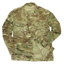 イギリス軍放出品 コンバットジャケット MTP迷彩 BDU ボタン留め [ 190/96 / 可 ] 軍払い下げ品 英国軍放出品 MTPカモ 軍用ジャケット 軍military BDUジャケット 戦闘用ジャケット 軍服 コンバットユニフォーム バトルジャケット バトルユニフォーム 迷彩服 迷彩ジャケット