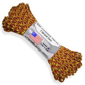 ATWOOD ROPE 550パラコード タイプ3 マリーン アトウッドロープ ARM 商用 Marines アメリカ海兵隊 ロープ パラシュートコード 綱 靴紐 靴ひも シューレース 防災 550コード ナイロンコード 紐 ひも