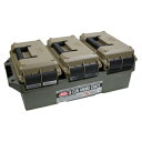 MTM アモカン 樹脂製 弾薬ケース 3個セット AC3C エムティーエム 50キャリバー 50CAL 50口径 大型ケース アンモカン 弾薬箱 アモ缶 アンモ...