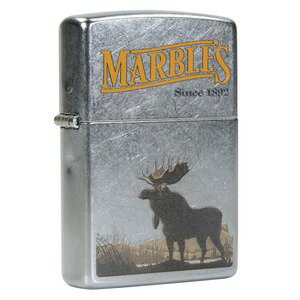 ZIPPO ライター Marbles Moose 8044 ジッポー マーブルス メーカーロゴ 金属製ライター オイルライター 喫煙 アウトドア 火種