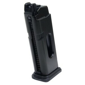 バトンエアソフト 予備弾倉 グロック19機能だけでなく外観にもこだわったスペアマガジンASG認定の安全性の高いCO2エアソフトガンを展開する「BATON Airsoft」。G17 CO2マガジンにG19グリップ用マガジンバンパーを装着したマ...