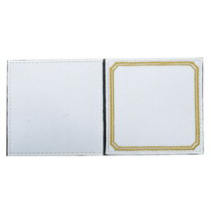 IXA EMB ミリタリーパッチ 色紙 ホワイト無地&シンプル枠付き ベルクロ 2枚入り IE-CCC50 イクサエンブ..
