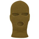 Rothco フェイスマスク Fine Knit 3ホールフェイスマスク Balaclava 15989 ロスコ 防寒マスク 防寒用 防寒対策 防寒グッズ サバゲ- バイク ウィンタースポーツ 目だし帽 目出帽 バラクラヴァ