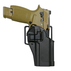 BLACKHAWK Serpa CQCホルスター SIG SAUER P320、M17/18用 ブラックホーク 410561BK セルパホルスター シグザウエル 米軍 HOLSTER US ARMY MHS コンシールド ヒップホルスター CQBホルスター MADE IN USA アメリカ製 米国製 近接格闘 拳銃嚢 ベルトホルスター LE 特殊部隊