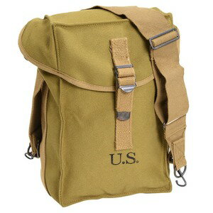 弾薬バック M1カービン用 復刻品 アメリカ軍 WW2 アモバック 弾薬ポーチ ショルダーバッグ AMMO BAG WWII ショルダーバック 肩掛けかばん 肩掛けカバン 鞄 マガジンポーチ マグポーチ ライフルマグポーチ ライフルマガジンポーチ サバゲーポーチ