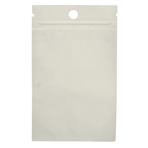 Business Products Services - 陳列用クリアパック チャック付きラミネート袋 100枚入 ジップパック [ 130×80mm ] 切り込み入り ジッパーパック 半透明 収納袋 ポリ袋 透明袋 透明ビニール袋 透明パック クリア袋 梱包袋 ラッピングパック 店舗用品 店舗備品 業務用 店舗グッズ 店舗資材 店舗装飾