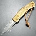 Casstrom 折りたたみナイフ Lars Falt スリップジョイント 19004 カストロム ラースフラット Curly Birch カーリバーチ 折り畳みナイフ フォールディングナイフ