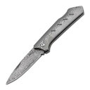 BOKER PLUS 折りたたみナイフ Damast Dominator ダマスカス鋼 BO511DAM ボーカープラス 折り畳み ダマスカス ドミネーター折り畳みナイフ フォルダー フォールディングナイフ ホールディングナイフ 折り畳み式ナイフ 折りたたみ式ナイフ(4)