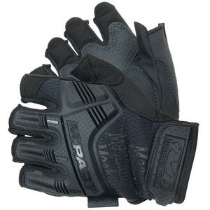 メカニクスウェア M-Pact ナックルガード付 ハーフフィンガーグローブ [ Lサイズ ] Mechenix Wear 革手..