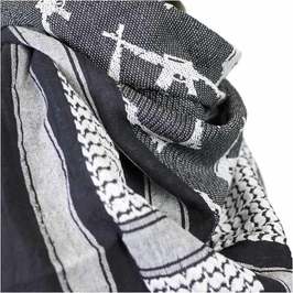 ロスコ アフガンストール デザートスカーフ 8737 ライフル シュマグ [ ホワイト ] Rothco shemagh シュマーグ 銃 帽子 マフラー ヘッドスカーフ アラブストール