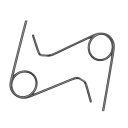 SPARK 逆転防止ラッチ強化スプリング 東京マルイ電動ガンVer.2/3対応 電動ガン部品 電動エアガンパーツ カスタムパーツ カスタム部品 交換パーツ 交換...