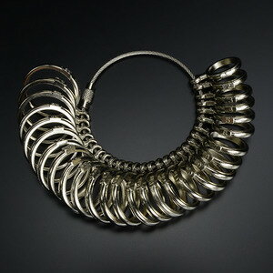 リングゲージ 指輪サイズ測定 1号〜28号 取り外し可能 リングサイズゲージ 指輪ゲージ 指輪のサイズ測定 指ゲージ リング型ゲージ 円環ゲージ 内径ゲージ 内...