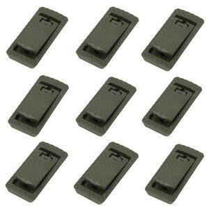 FAB DEFENSE レールカバー Slim Locking Rail Cover 9個入り M-LOKハンドガード用 MALC-1 ODグリーン ファブディフェンス エムロック スリムロッキング レイルカバー ガンパーツ カスタムパーツ レールガード レールプロテクター レイルプロテクター レイルシールド