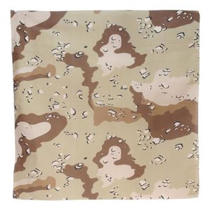 Rothco バンダナ 迷彩 69cm角 コットン 4347 [ 6カラーデザートカモ ] ロスコ Bandana ミリタリーバンダナ ハンカチ スカーフ カーチフ