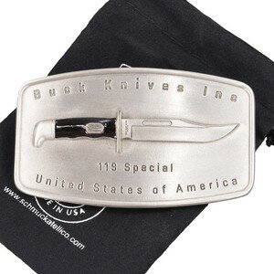BUCK ベルトバックル Schmuckatelli 75周年限定コラボ ベルト用バックルのみ メンズ SCHMUCKATELLI 取替え用バックル バックナイフ BUCKKNIVES 限定コラボ