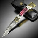 BUCK 折りたたみナイフ 110 マンモストゥース 限定品 イエローホースカスタム バッファロー印 バックナイフ Folding Hunter フォールディン...